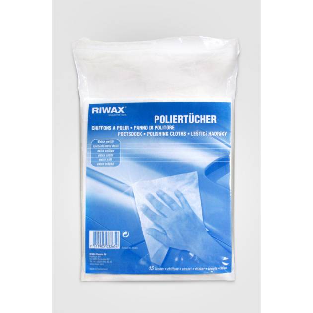 Riwax Polishing Cloths Pack Of 15