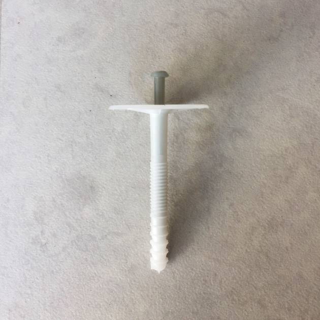 10x90 Nylon Dowel with Nail