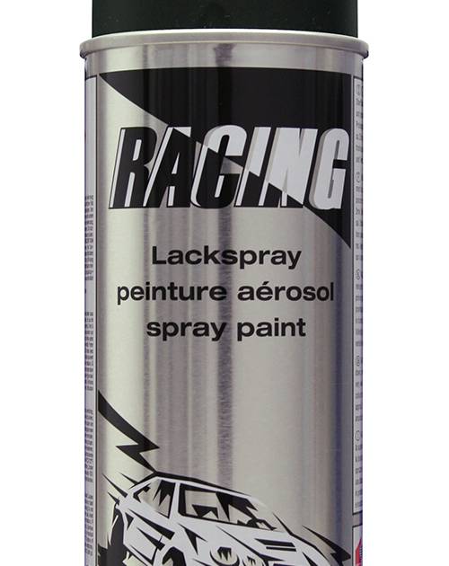 Racing Paint Sprays Semi Matt Black