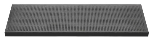 298 Gummi - Black Rubber Step Mat - 25cm x 75cm