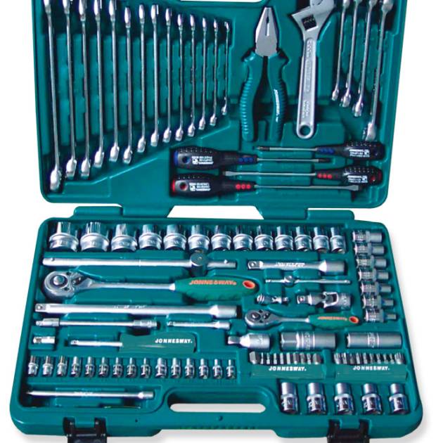 Jonnesway S04H624101S 101Pc 1/2" & 1/4" Dr. Tool Set