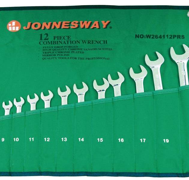Jonnesway W264112PRS 12Pc Long Pattern Spanner Set